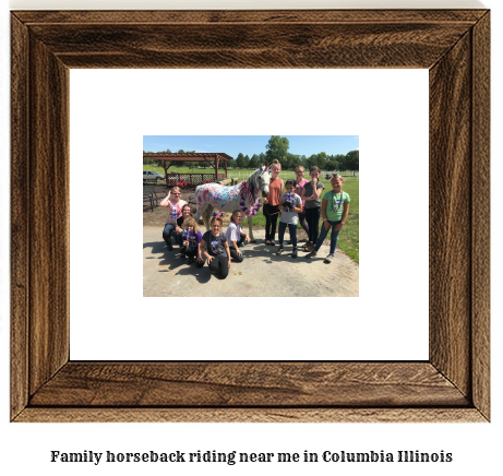 family horseback riding near me in Columbia, Illinois